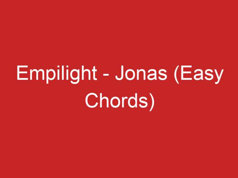 Empilight – Jonas (Easy Chords)