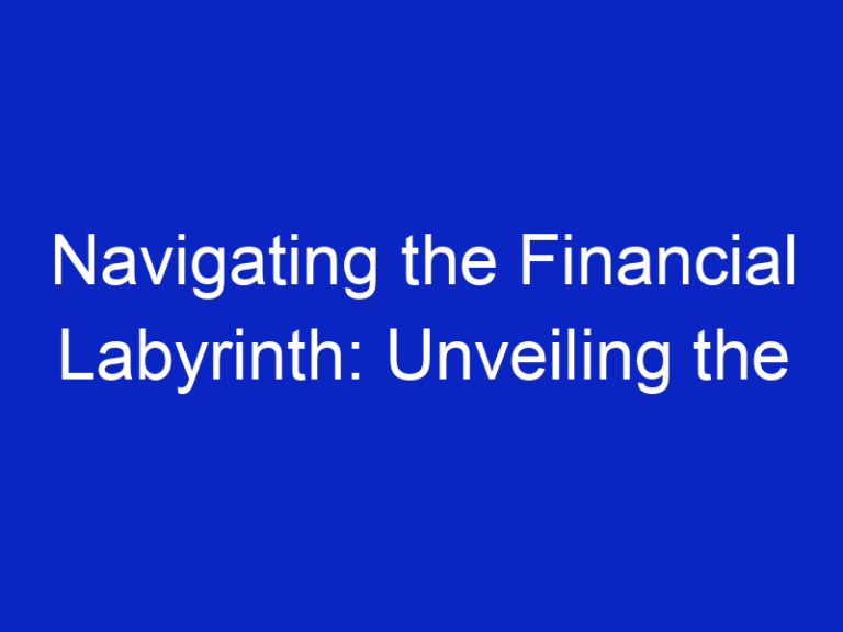 Navigating the Financial Labyrinth: Unveiling the Best Financing Solutions