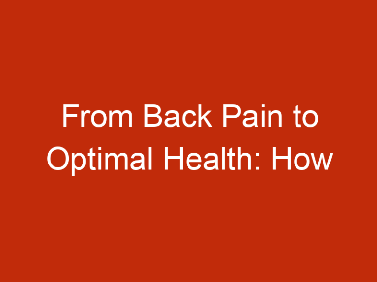 From Back Pain to Optimal Health: How Chiropractors in Butte, MT Transform Lives